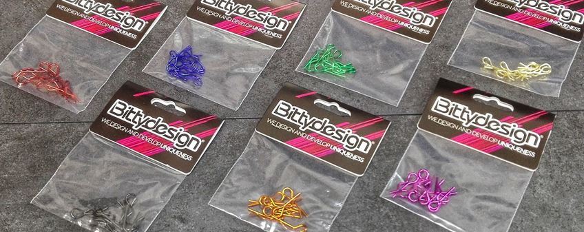 Bittydesign Clips Kit for 1/10 Off/On-Road Bodies - BDBC
