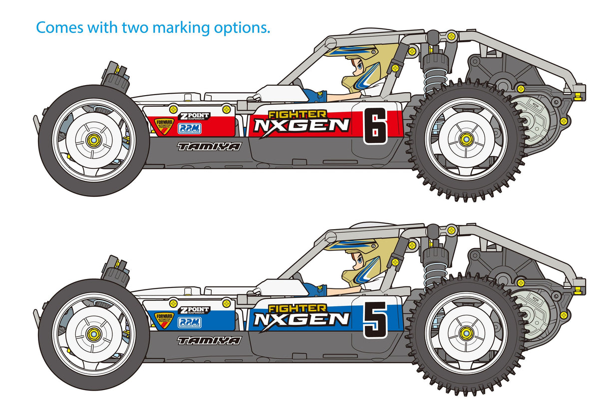Tamiya Fighter NXGEN (DT-04) - 58741 - RCXX - RC Racing Shop | RC Models | Tuning & Spare Parts for Professionals