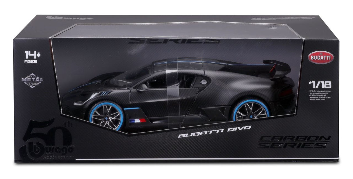 Bugatti Divo 1/18 schwarz/carbon - RCXX - RC Racing Shop | RC Models | Tuning & Spare Parts for Professionals