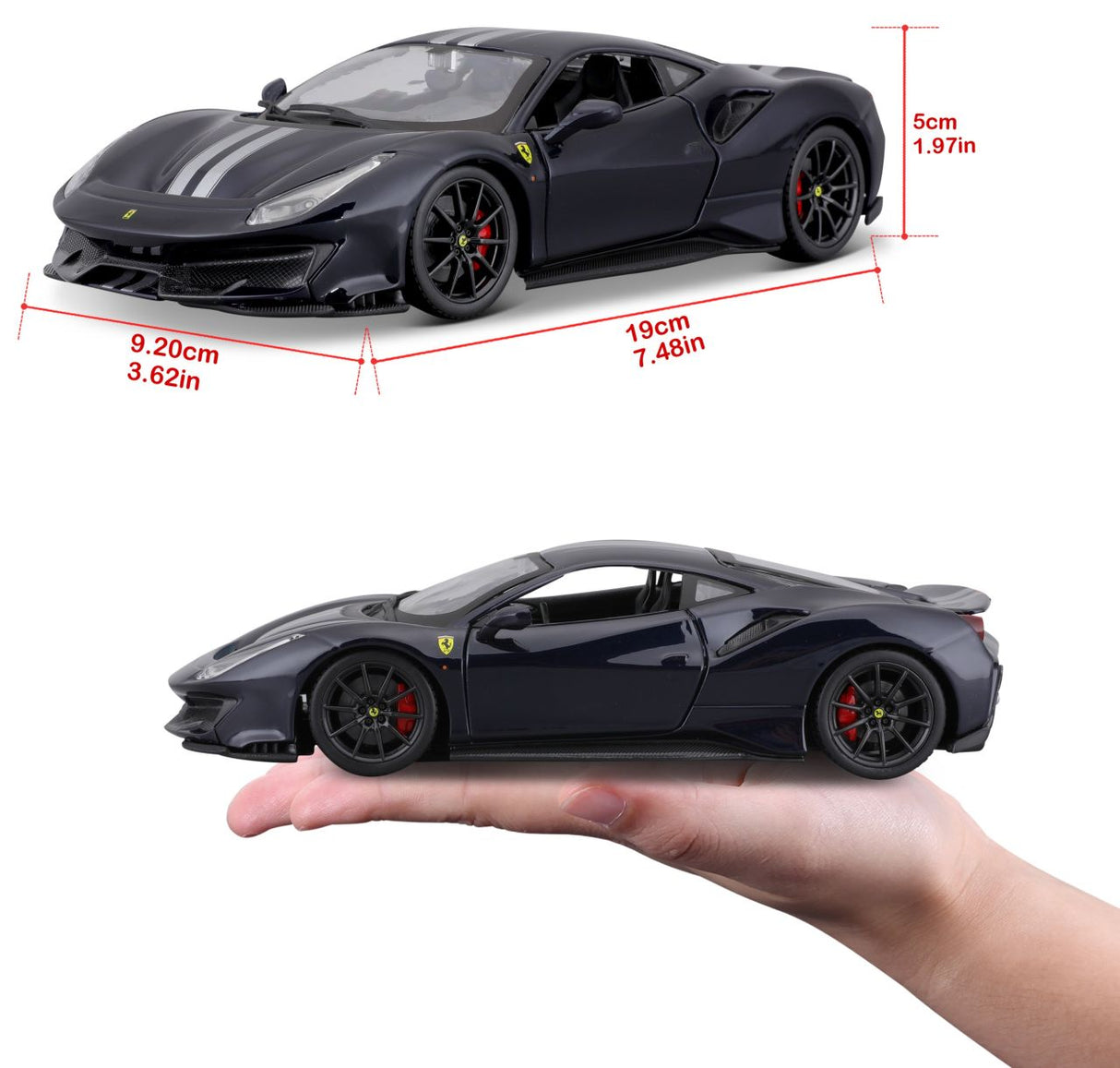 Ferrari R&P 488 Pista 1/24 blau - RCXX - RC Racing Shop | RC Models | Tuning & Spare Parts for Professionals