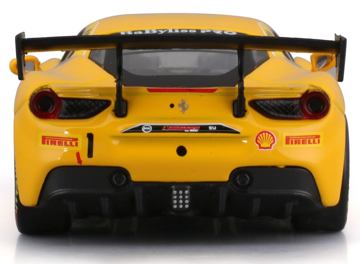 Ferrari Racing 488 Challenge 1/43 gelb - RCXX - RC Racing Shop | RC Models | Tuning & Spare Parts for Professionals