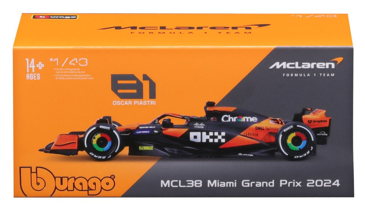 McLaren F1 MCL38 1/43 Piastri 2024 - RCXX - RC Racing Shop | RC Models | Tuning & Spare Parts for Professionals