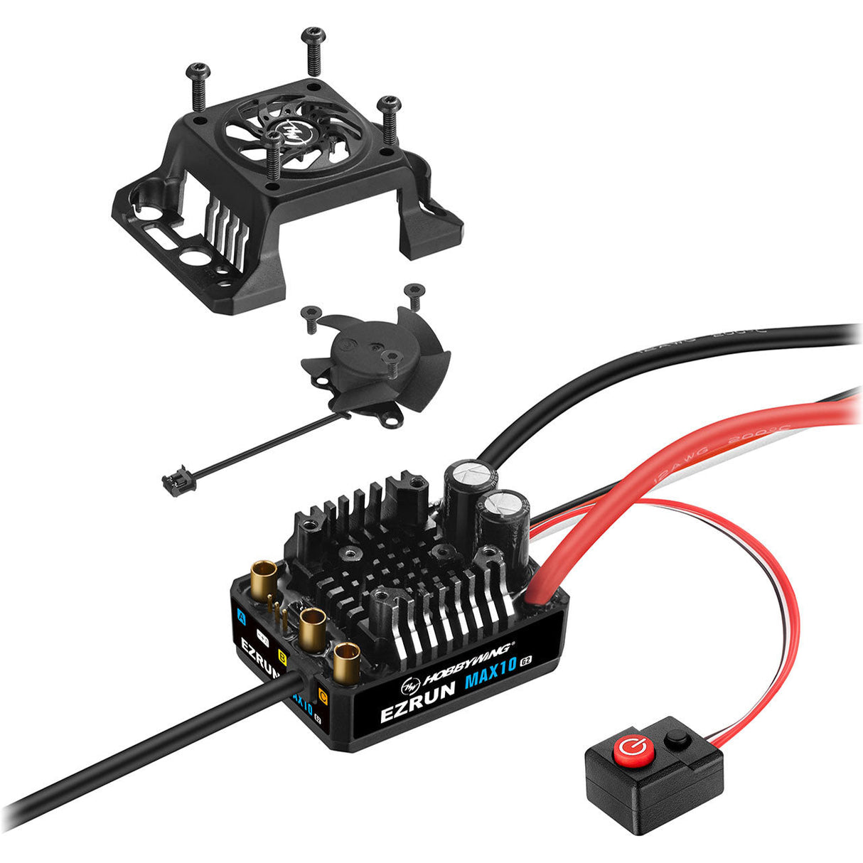 Hobbywing EzRun MAX10 G2 80A Brushless ESC - 2-3S
