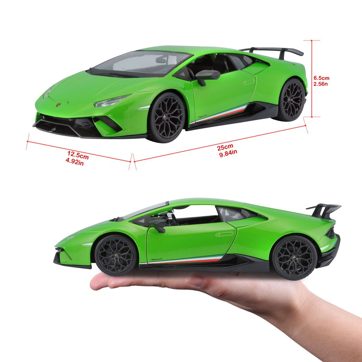Lamborghini Huracan Performante 1/18 grün - RCXX - RC Racing Shop | RC Models | Tuning & Spare Parts for Professionals