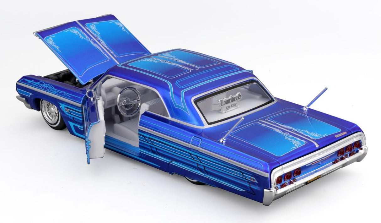 Chevrolet Impala 1964 Lowrider 1/24 blau - RCXX - RC Racing Shop | RC Models | Tuning & Spare Parts for Professionals