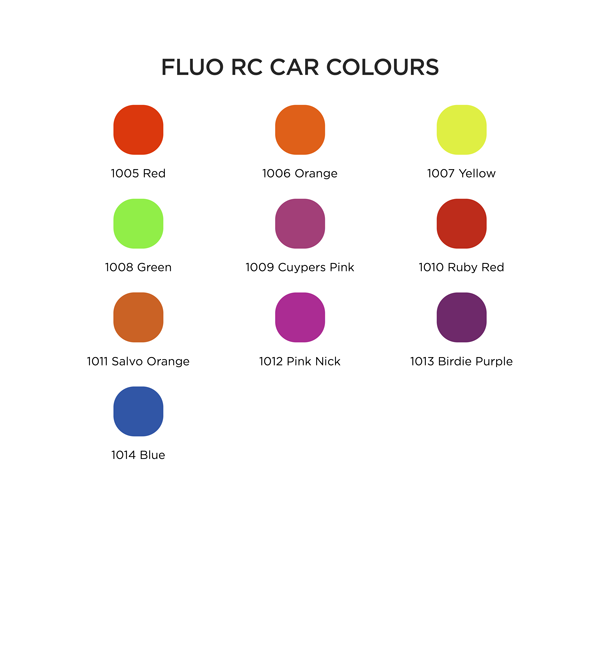 RC Car Colours FLUO BLUE 014 Lexan Colour Spray 150ml - PRC01014 - RCXX - rc racing for professionals