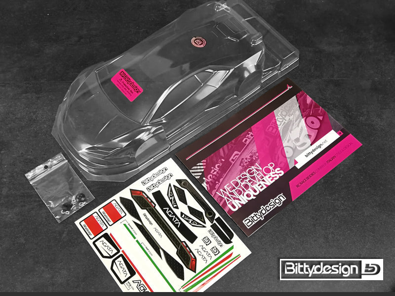 Bittydesign AGATA 1/12 GT Body - BDGT12-AGT