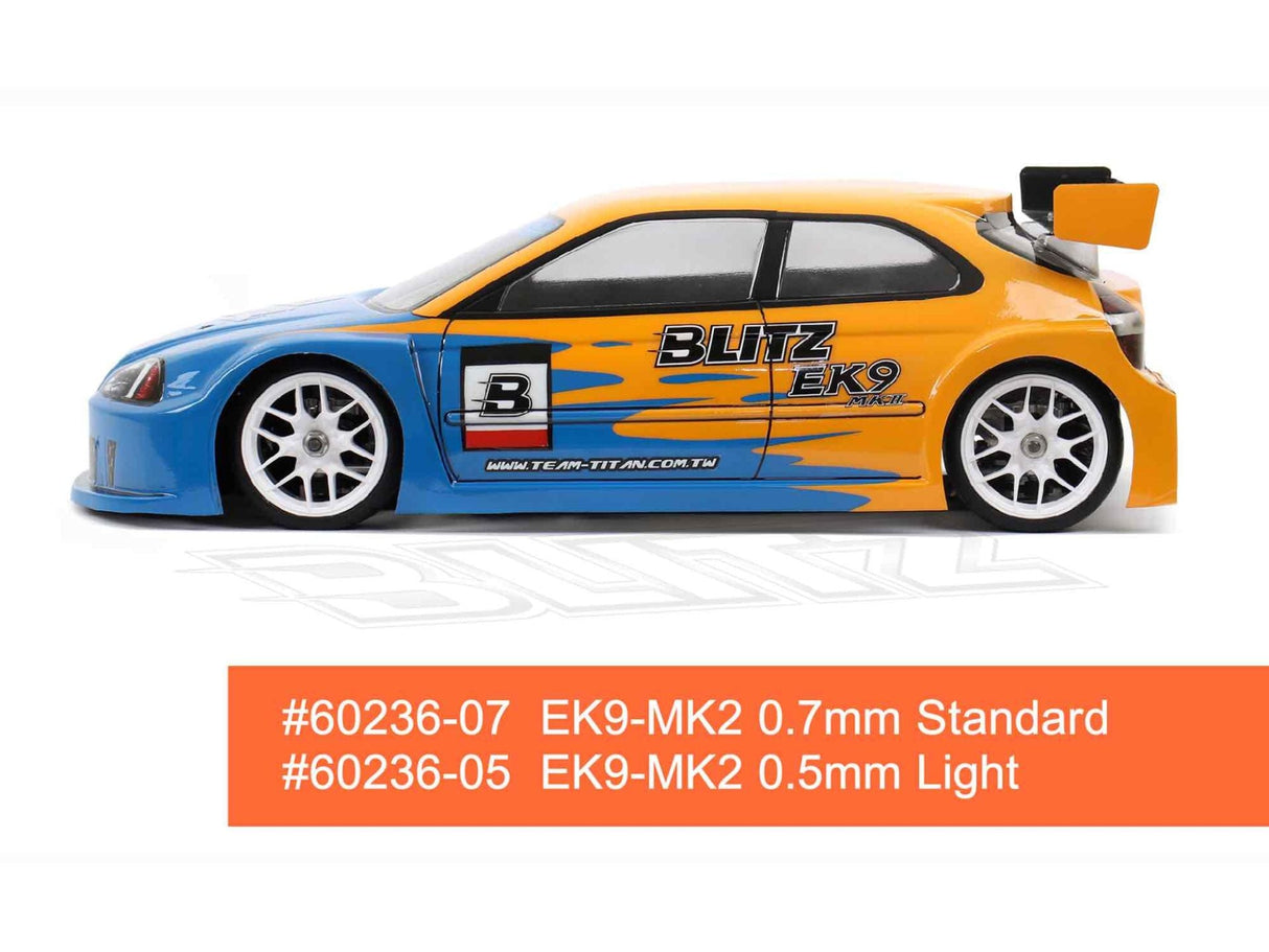 BLITZ EK9-MK2 1/10 FWD (0.7mm) Standard Bodyshell - BL6023607 - RCXX - RC Racing Shop | RC Models | Tuning & Spare Parts for Professionals