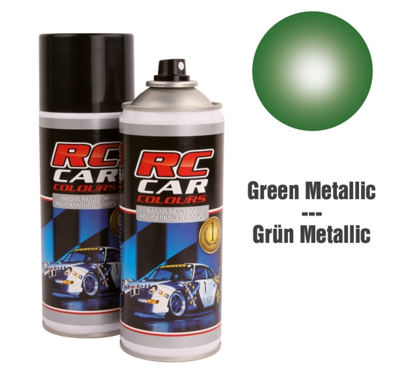 RC Car Colours METALIC GREEN 934 Lexan Colour Spray 150ml - PRC00934 - RCXX - rc racing for professionals