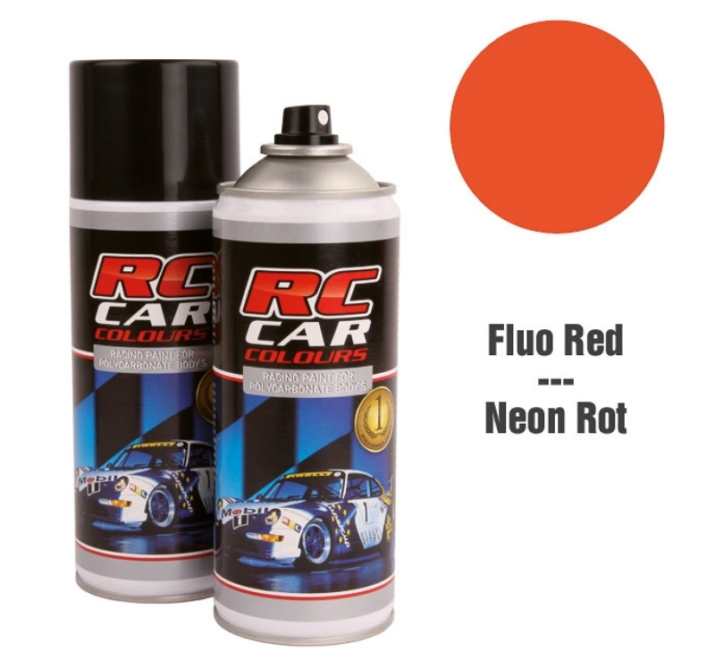 RC Car Colours FLUO RED 005 Lexan Colour Spray 150ml - PRC01005 - RCXX - rc racing for professionals