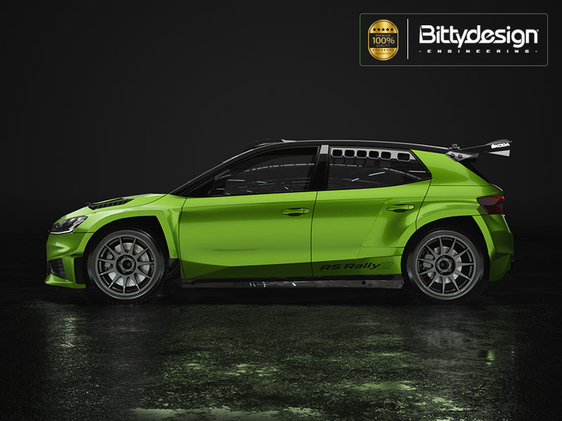 Bittydesign SKODA Fabia RS Rally2 1/10 Body - 190mm - BDRX