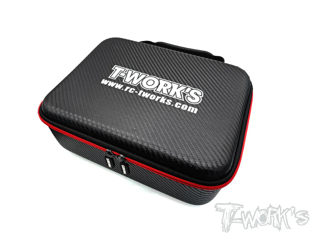 T-Works TT-075-B Compact Hard Case Parts Bag (1) - RCXX - rc racing for professionals