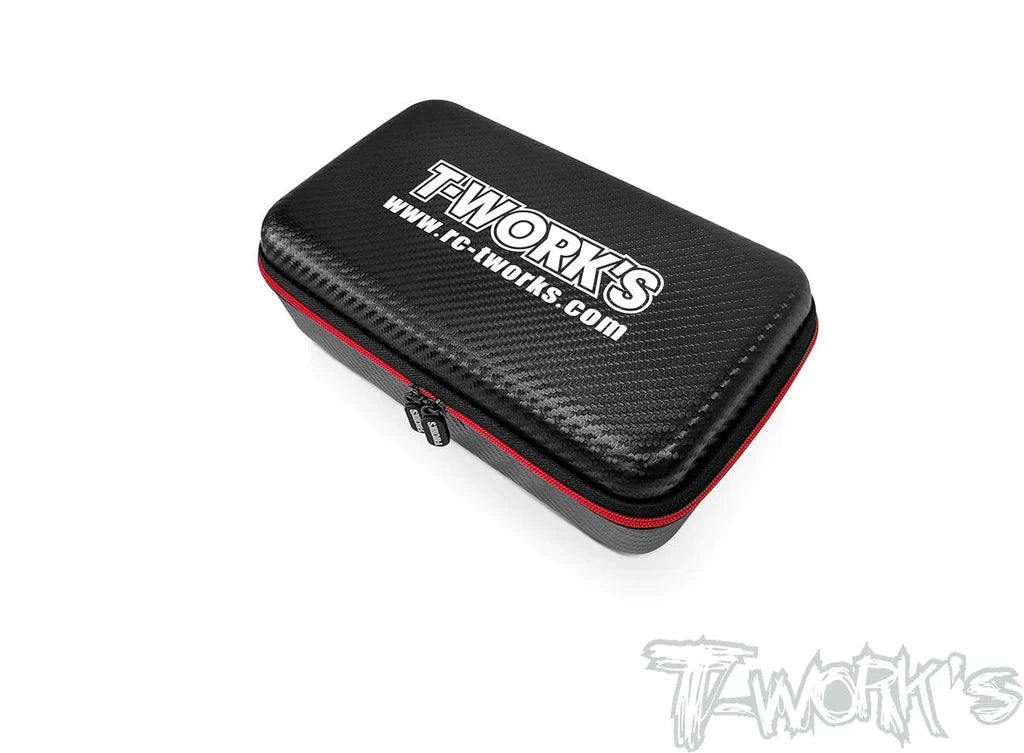 T-Works TT-075-H Compact Hard Case Short Battery Bag (1) - RCXX - rc racing for professionals