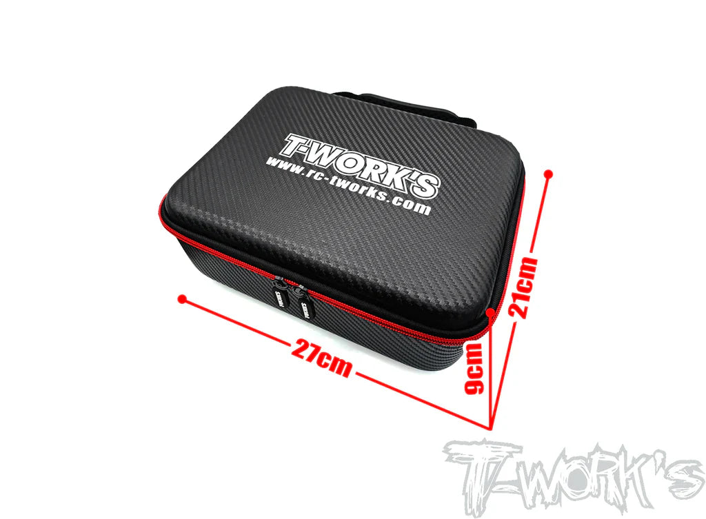 T-Works TT-075-J Compact Hard Case Battery Bag (1) - RCXX - rc racing for professionals
