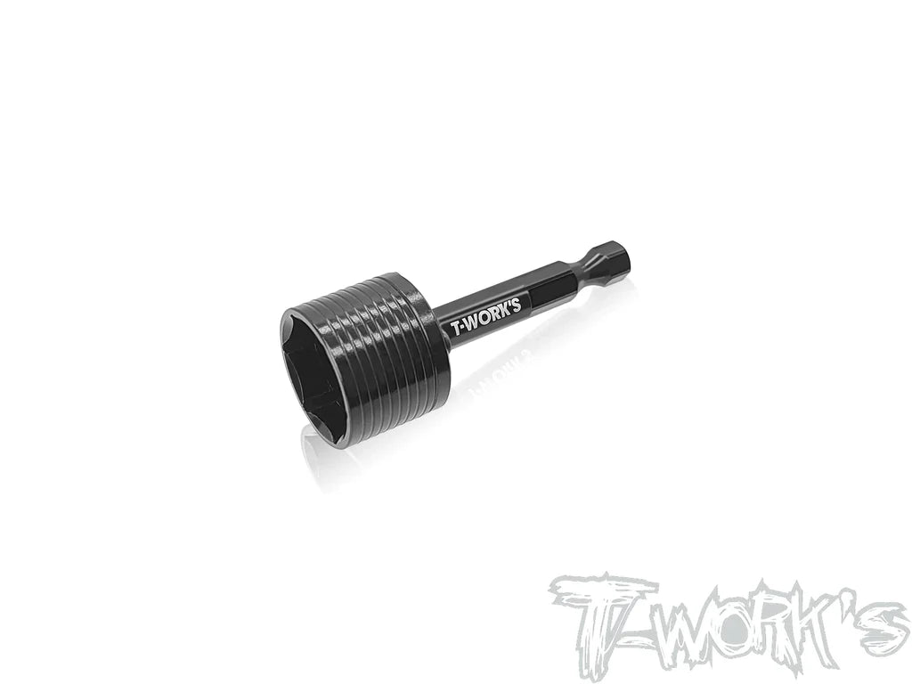 T-Works TT-087-17 17mm Aluminium Magnetic Nut Driver Attachment (1) - RCXX - rc racing for professionals