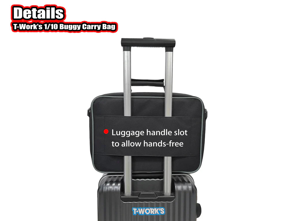 T-Works TT-110-C T-Work's 1/10 Buggy Carry Bag (1) - RCXX - rc racing for professionals