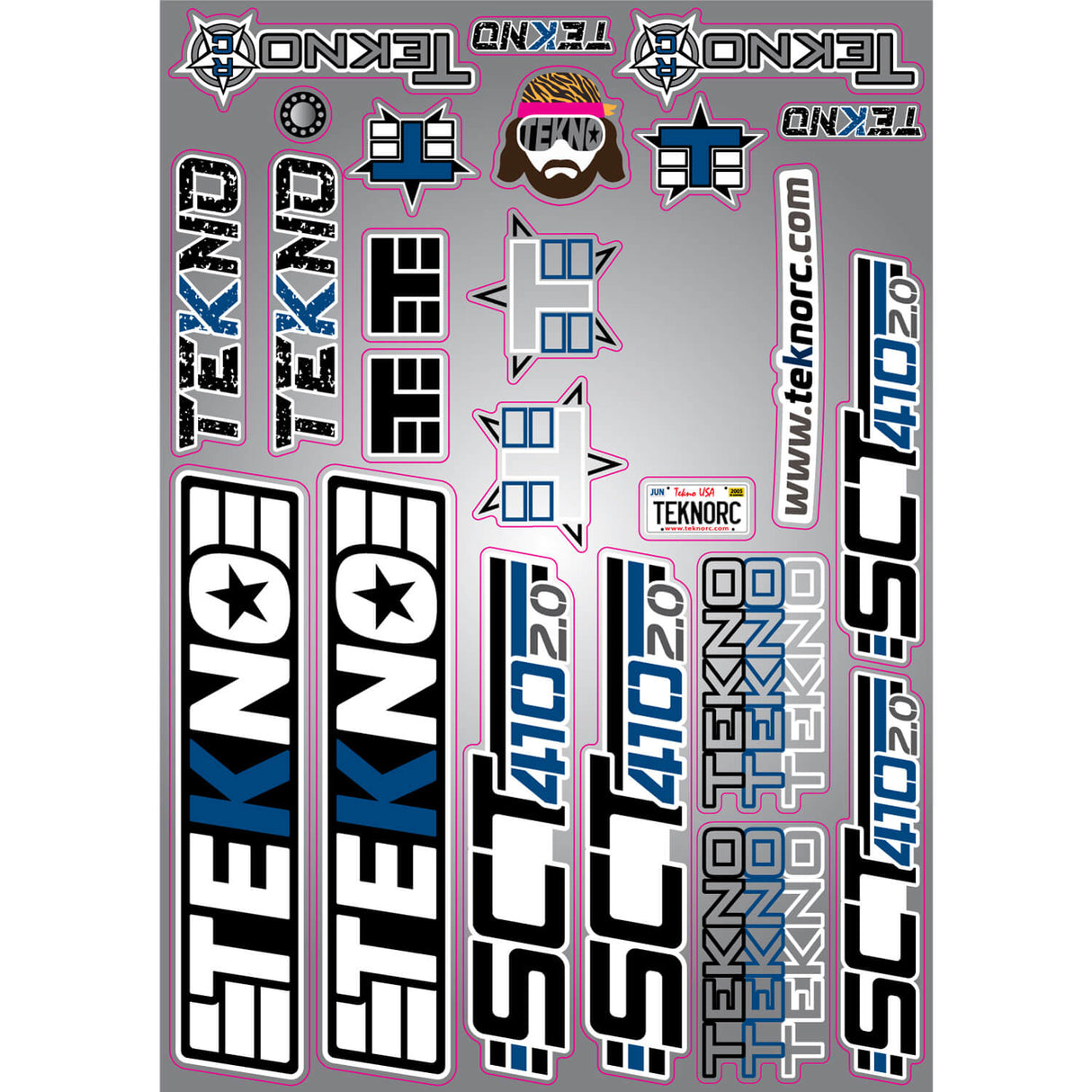 Tekno Decal Sheet (SCT410 2.0) - TKR9546