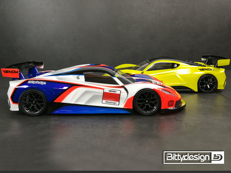 Bittydesign VENOM 1/10 GT 190mm Body Shell - BDGT-190VNM