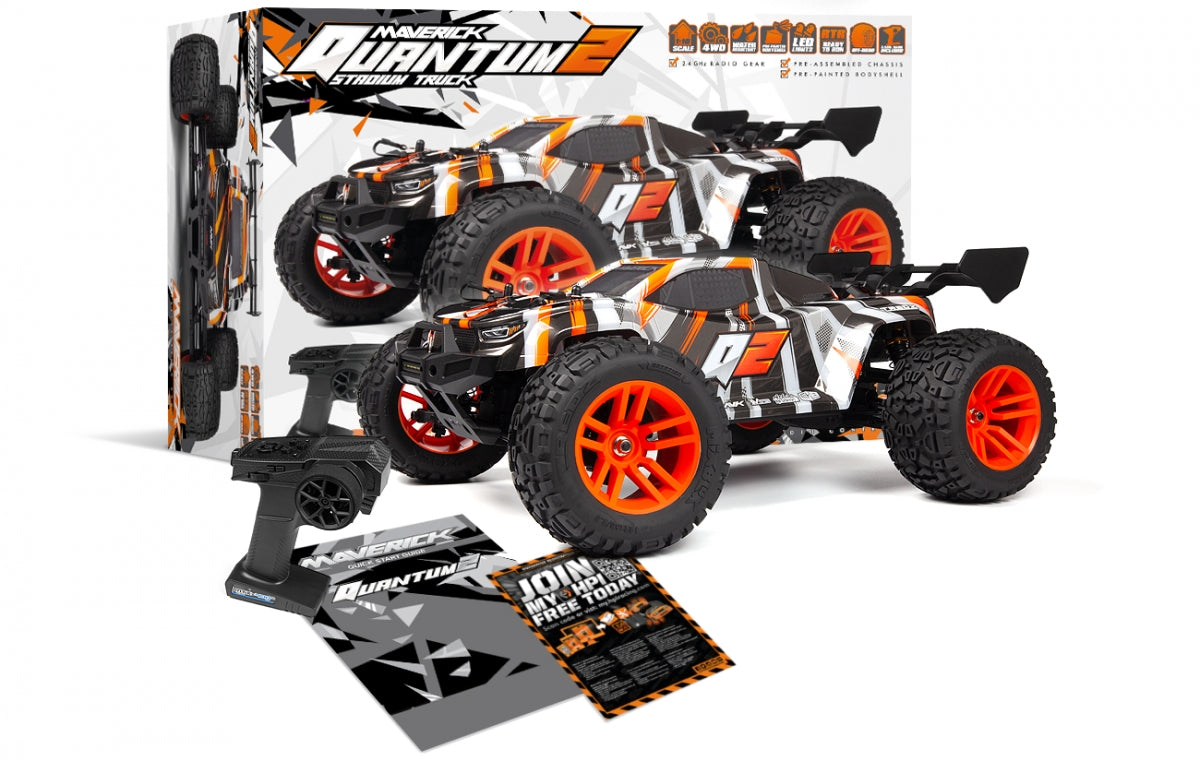 Maverick Quantum2 XT | 1:10 4WD Stadium Truck RTR - MV1504