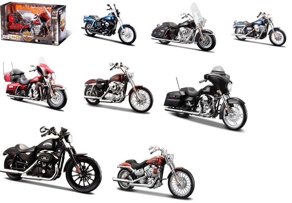 Harley Davidson Motorräder 1/12 - Maisto - HOBBYSPECTER – RC Modelle, Tuning & Zubehör