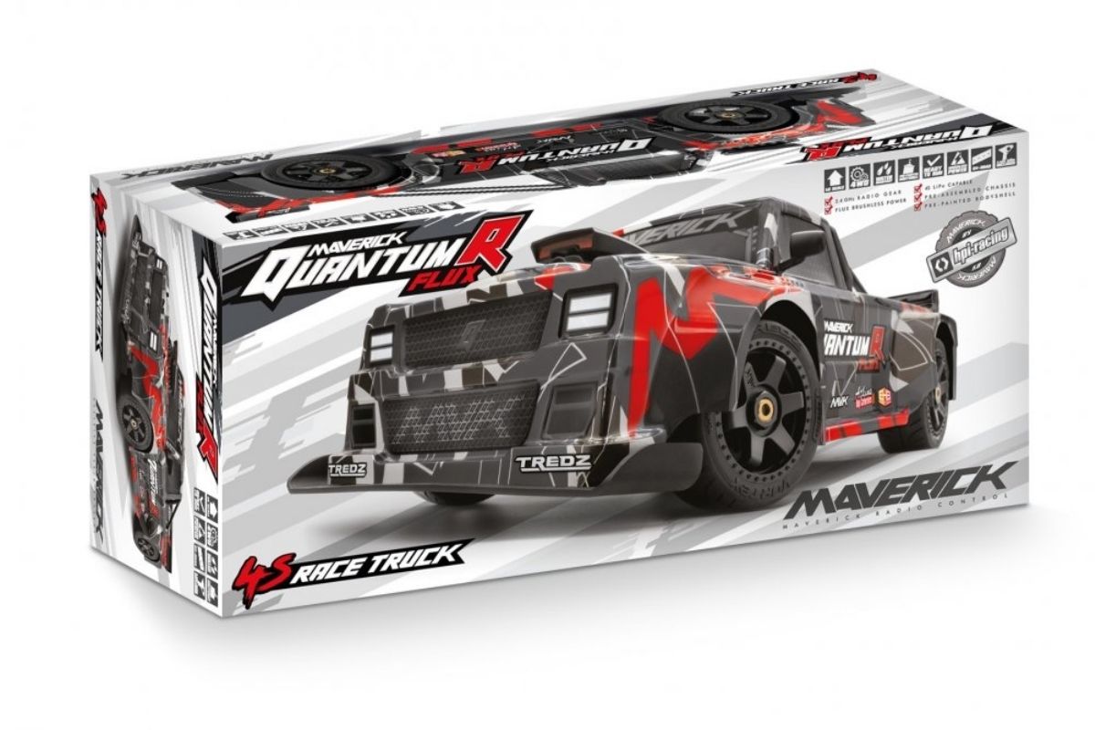 Maverick QuantumR - grau/rot 1:8 RTR 4S 4WD - MV150313 - RCXX - RC Racing Shop | RC Models | Tuning & Spare Parts for Professionals
