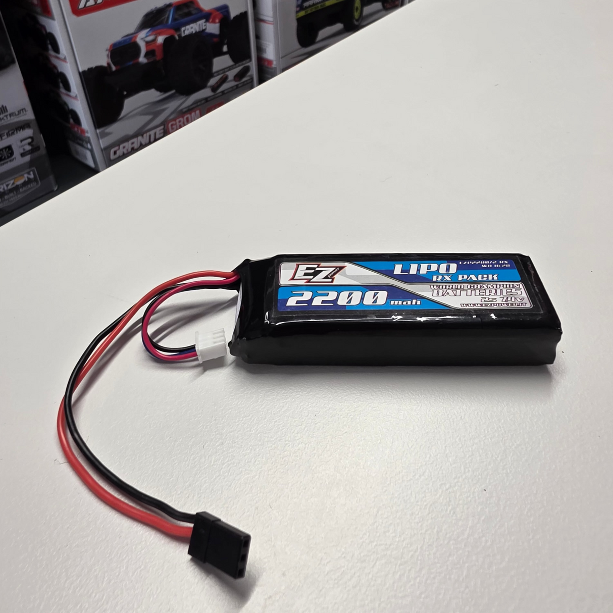 PRE OWNED EZ POWER LIPO RX PACK 2200 2S 7,4V
