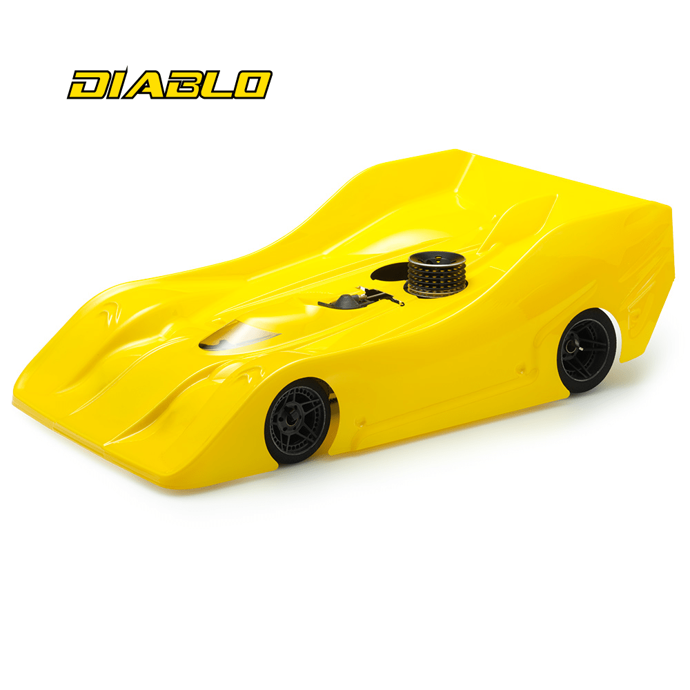 Xtreme R18 DIABLO 1/8 Scale Onroad Nitro Competition Body Shell - Light 1.0mm - MTB0408 - 10 - Xtreme - HOBBYSPECTER – RC Modelle, Tuning & Zubehör