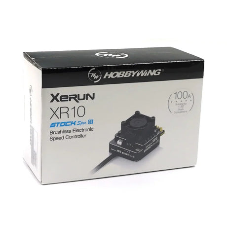 Hobbywing XeRun XR10 STOCK SPEC G2 100A - Black - RCXX - rc racing for professionals