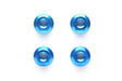 Tamiya 4mm ALU Serrated Nut (4) blue - RCXX - RC Racing Shop | RC Models | Tuning & Spare Parts for Professionals