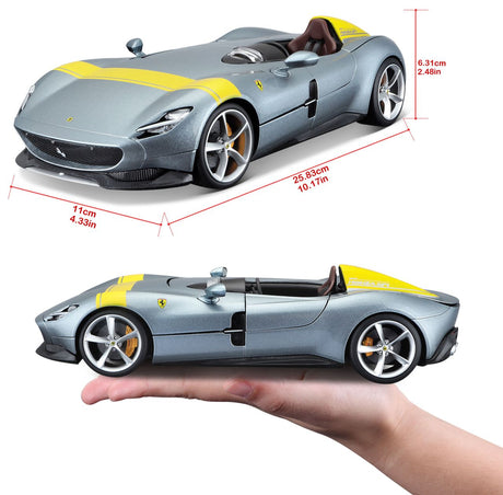 Ferrari R&P Monza SP1 1/18 silber - RCXX - RC Racing Shop | RC Models | Tuning & Spare Parts for Professionals