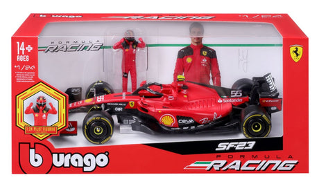 Ferrari F1 SF-23 mit Figur 1/24 Sainz - RCXX - RC Racing Shop | RC Models | Tuning & Spare Parts for Professionals