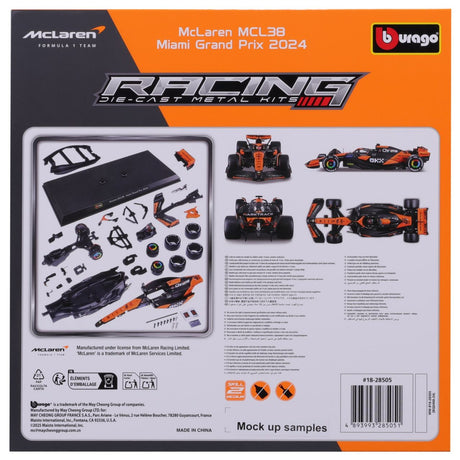 McLaren F1 MCL38 1/24 Kit Piastri 2024 - RCXX - RC Racing Shop | RC Models | Tuning & Spare Parts for Professionals