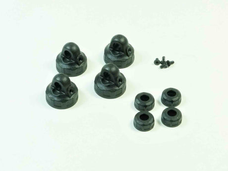 SWORKz 1/10 Precision Plastic Shock Cap (4) SW220050 - RCXX - rc racing for professionals