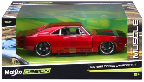 Dodge Charger R/T 1969 1/24 rot - RCXX - RC Racing Shop | RC Models | Tuning & Spare Parts for Professionals