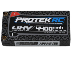 2S 130C Low IR Si-Graphene HV ULCG Shorty LiPo Batterie ProTek RC (7.6V, 4400mAh, 92.6x46.9x18.3mm, 154g)
