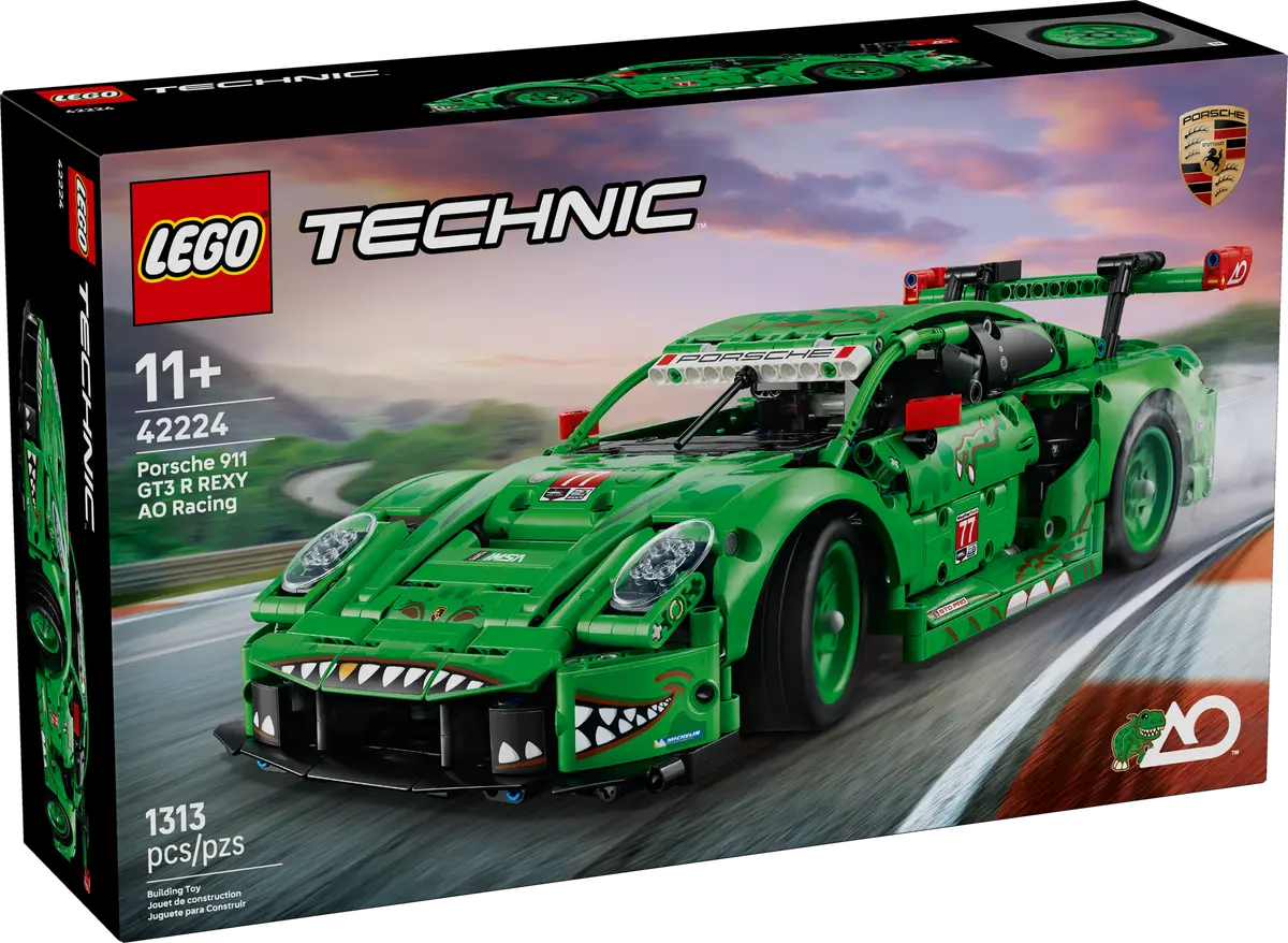 LEGO Technic Porsche 911 GT3 R REXY AO Racing Car - 42224