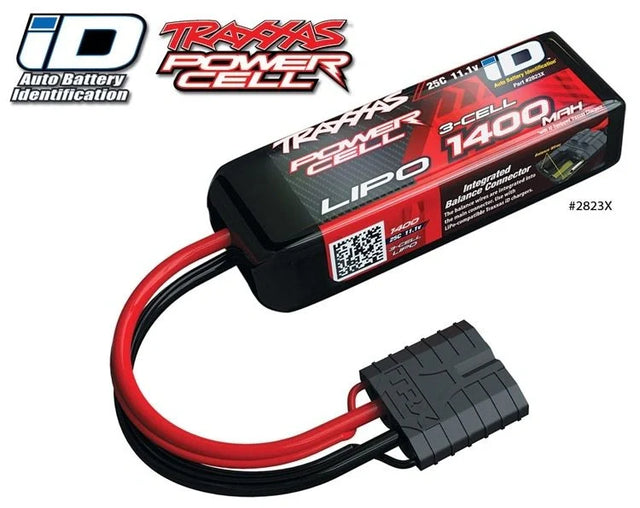Traxxas LiPo Akku 3S 11,1V 1400mAh – 25C mit Traxxas iD™-Anschluss - 2823X - RCXX - RC Racing Shop | RC Models | Tuning & Spare Parts for Professionals