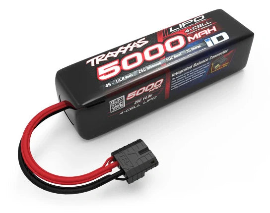 Traxxas LiPo Akku 4S 14.8V 5000mAh – 25C mit iD®-Anschluss - 2889X - RCXX - RC Racing Shop | RC Models | Tuning & Spare Parts for Professionals