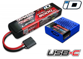 Traxxas USB-C Ladegerät & 3S 5000mAh LiPo Akku Set (11,1V) - 2985-3S - RCXX - RC Racing Shop | RC Models | Tuning & Spare Parts for Professionals