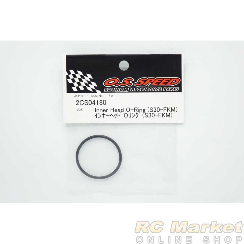 O.S. Speed Inner Head O-Ring (S30-FKM) T1204 - 2CS04180 - RCXX - RC Racing Shop | RC Models | Tuning & Spare Parts for Professionals