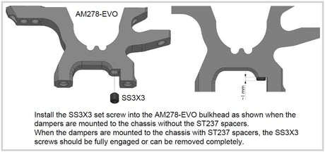 Awesomatix A800R Bulkhead - AM278-EVO - RCXX - RC Racing Shop | RC Models | Tuning & Spare Parts for Professionals
