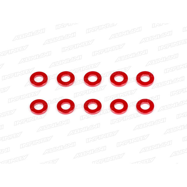 Infinity ALUMINUM WASHER 3X6X0.5MM (10) CM-A005-05 - RCXX - rc racing for professionals