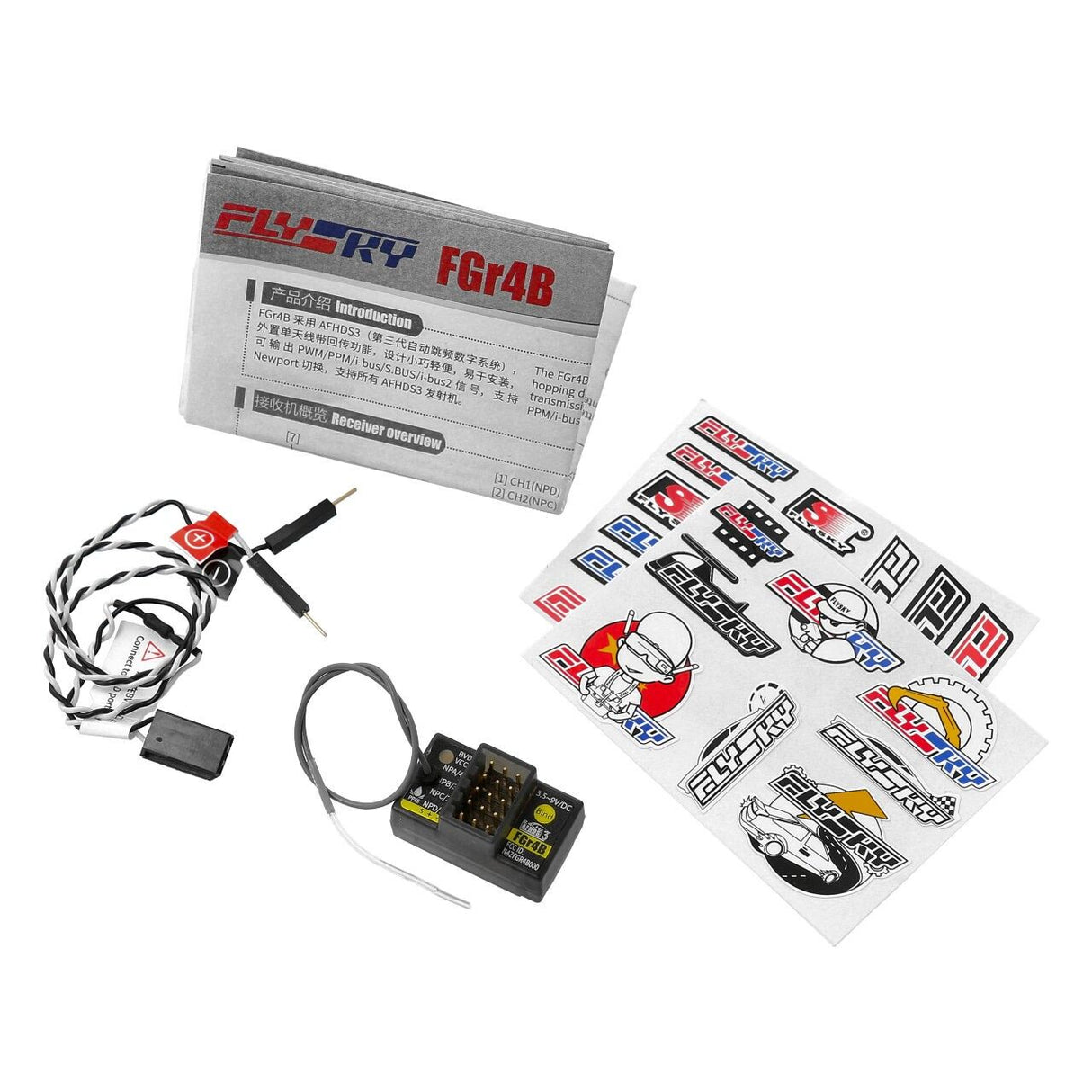 Flysky FGr4B AFHDS3 Empfänger 4 Kanal - FS010 - RCXX - RC Racing Shop | RC Models | Tuning & Spare Parts for Professionals