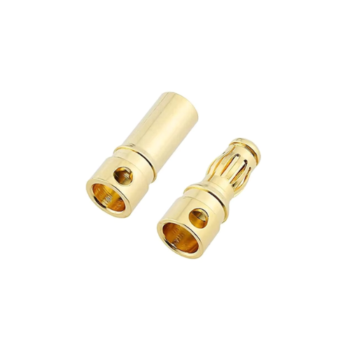 Axxelerate 3.5mm Plug Gold Connector Set (3 Pair) Male/Female