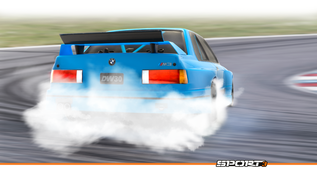 HPI Racing RS4 Sport 3 Drift BMW M3 E30 DriftWorks RTR - HPI160422 - RCXX - RC Racing Shop | RC Models | Tuning & Spare Parts for Professionals