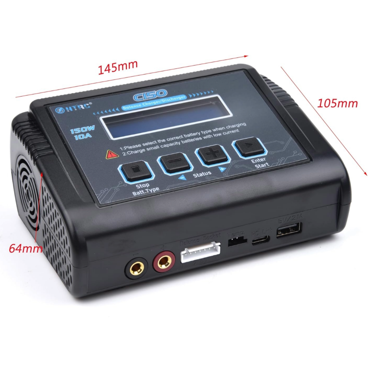HTRC Ladegerät C150 150W (10A) - HTRC-C150 - RCXX - RC Racing Shop | RC Models | Tuning & Spare Parts for Professionals