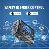 HTRC Ladegerät C150 150W (10A) - HTRC-C150 - RCXX - RC Racing Shop | RC Models | Tuning & Spare Parts for Professionals