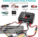 HTRC Ladegerät DUO Touch T400PRO 200W (12A) - HTRC-T400PRO - RCXX - RC Racing Shop | RC Models | Tuning & Spare Parts for Professionals