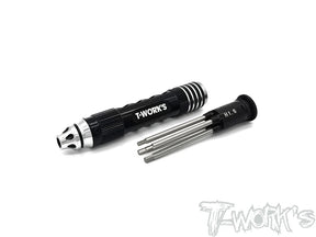 T-Works TT-086-S Multi-tool Hex Set - 1.5/2.0/2.5/3.0mm - RCXX - rc racing for professionals