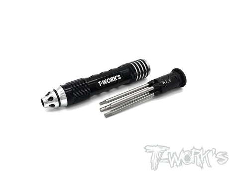T-Works TT-086-S Multi-tool Hex Set - 1.5/2.0/2.5/3.0mm - RCXX - rc racing for professionals